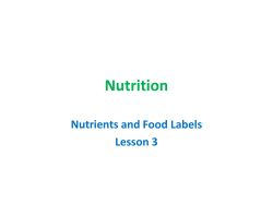 Nutrition - NelsonCindy