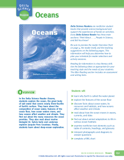 Oceans - Delta Education