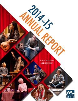 2014-15 Season - Merrimack Repertory Theatre