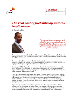 The real cost of fuel subsidy and tax implications