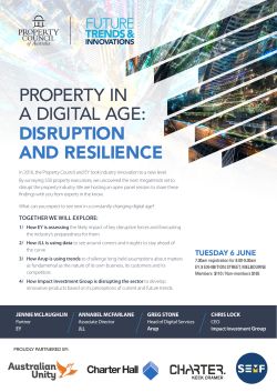 PROPERTY IN A DIGITAL AGE: DISRUPTION AND RESILIENCE