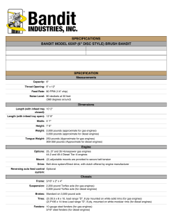 Specifications - Aspen Rent-All