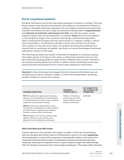 Part B: Long Essay Questions