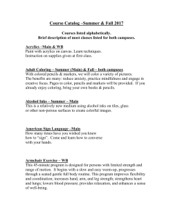 Course Catalog - People Program