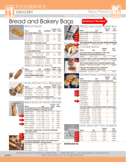 Bread and Bakery Bags