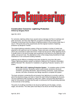 Construction Concerns: Lightning Protection