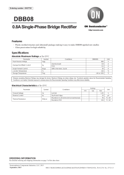 0.8A Single-Phase Bridge Rectifier