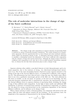 The role of molecular interactions in the change of sign of