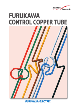 Furukawa Control Copper Tube (PDF 1.6MB)
