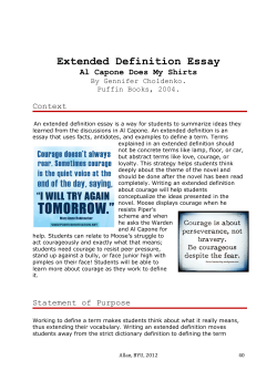 Extended Definition Essay