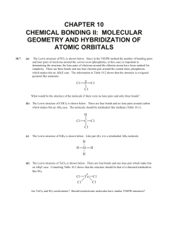 chapter 10 chemical bonding ii