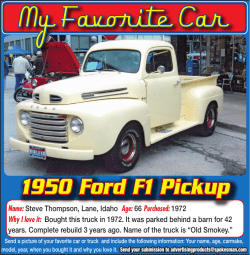 Name: Frederick Carbone Age: 72 Why I love it: I love this car