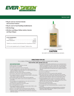 CAUTION - MGK - Insect Control Solutions