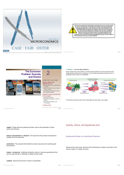 Principles of Microeconomics, Case/ Fair/Oster, 11e