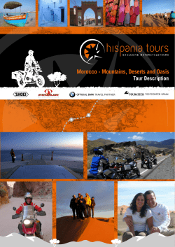 Morocco - Mountains, Deserts and Oasis