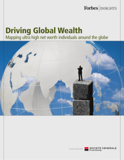 Driving Global Wealth