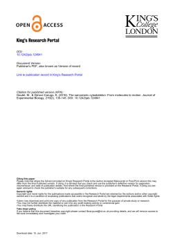 King`s Research Portal