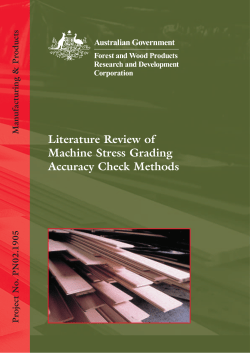 Literature Review of Machine Stress Grading Accuracy Check