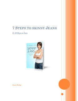 7 Steps to skinny Jeans
