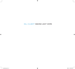 bill culbert making light work