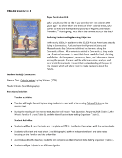 Intended Grade Level - The Syracuse City School District