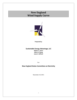 New England Wind Supply Curve