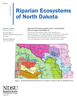 Riparian Ecosystems of North Dakota