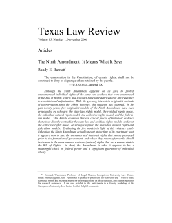 Texas Law Review