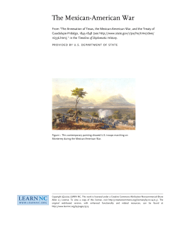 The Mexican-American War