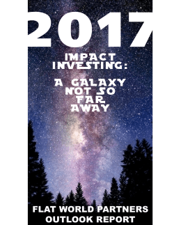 iMpACt iNvESTiNG: A GALAxY NoT So FAR AWAY
