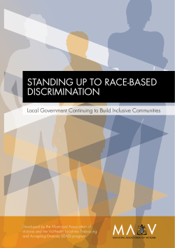 standing up to race-based discrimination
