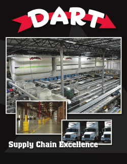 Dart`s Supply Chain Excellence Brochure