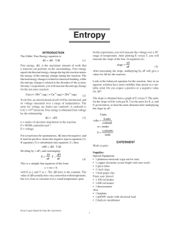 Entropy