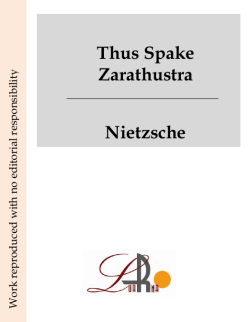 Thus Spake Zaratustra