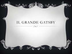 IL GRANDE GATSBY