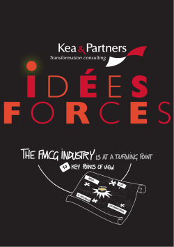 FMCG industries &ndash; 10 key points of view