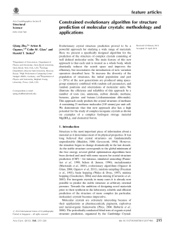 Constrained evolutionary algorithm for structure