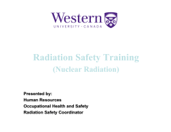 Radiation Safety handouts