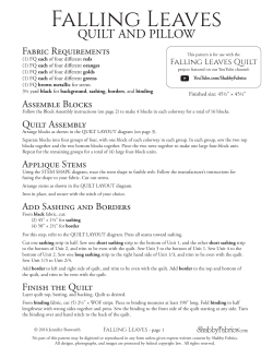 Falling Leaves - Shabby Fabrics