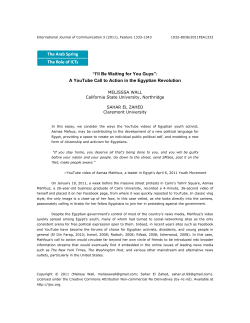 I`ll Be Waiting for You Guys - International Journal of Communication