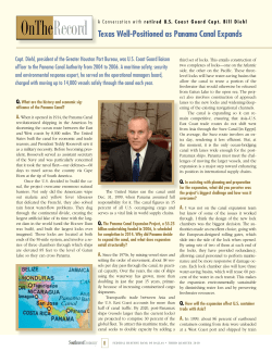 Texas Well-Positioned as Panama Canal Expands