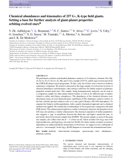 Chemical abundances and kinematics of 257 G-, K