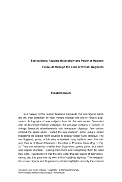 Seeing Stars: Reading Melancholy and Power at