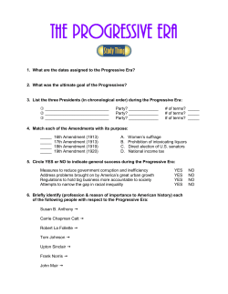 Progressive Era - apush-xl
