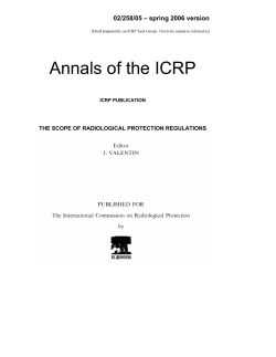 THE SCOPE OF RADIATION PROTECTION REGULATIONS