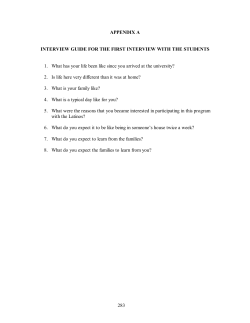 APPENDIXES - Virginia Tech