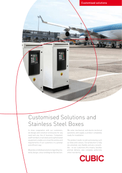 Customised Solutions and Stainless Steel Boxes