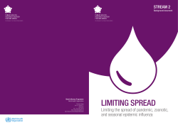 limiting spread - World Health Organization