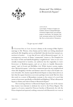 Emma and &ldquo;the children in Brunswick Square&rdquo;