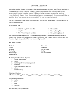 Chapter 1 Assessment